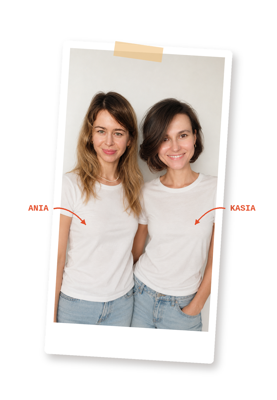 Ania and Kasia — the Contentki duo